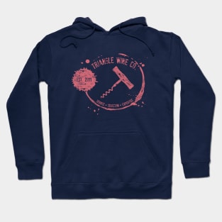 Triangle Wine Company Stamped Hoodie